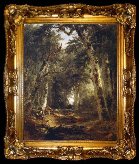 framed  Asher Brown Durand In the woods, ta009-2